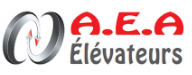 Logo A.E.A ACCESSIBILITE PAR L'ELEVATEUR OU L'ASCENSEUR