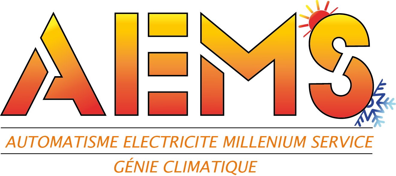 Logo AEMS AUTOMATISME ELECTRICITE MILLENIUM