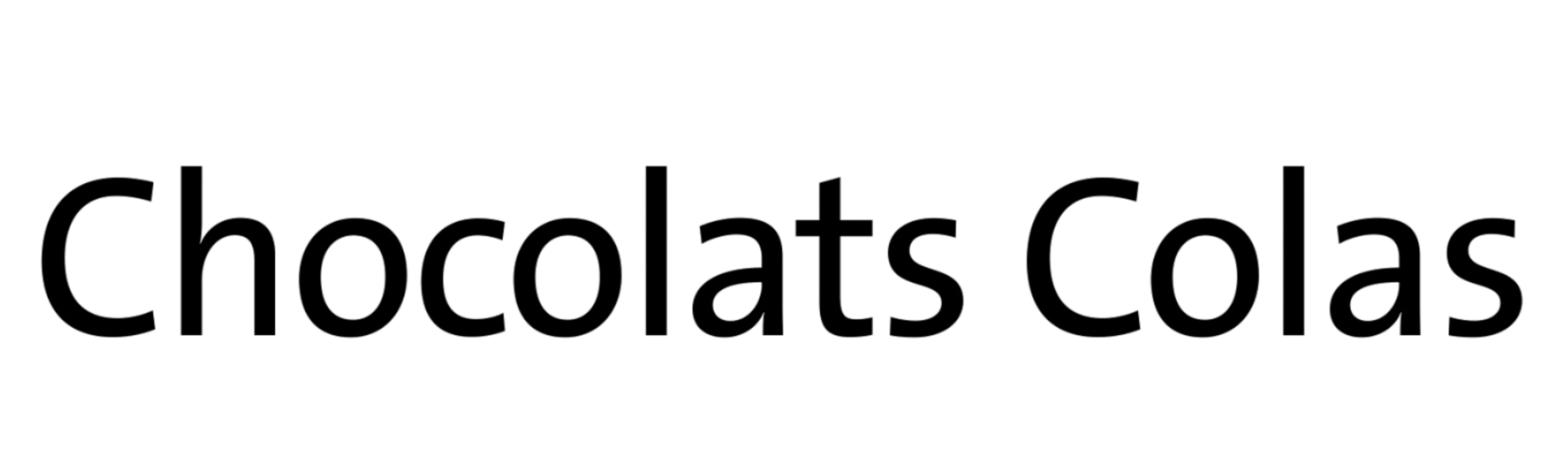 Logo CHOCOLATS COLAS