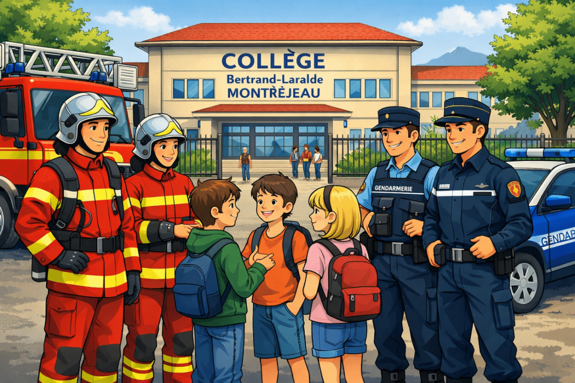 Logo COLLEGE BERTRAND LARALDE