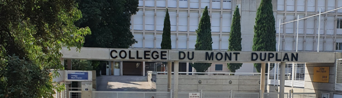 Logo COLLEGE DU MONT DUPLAN (CLG)