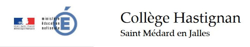 Logo COLLEGE HASTIGNAN
