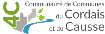 Logo COMMUNAUTE DE COMMUNES DU CORDAIS ET DU CAUSSE (4C)