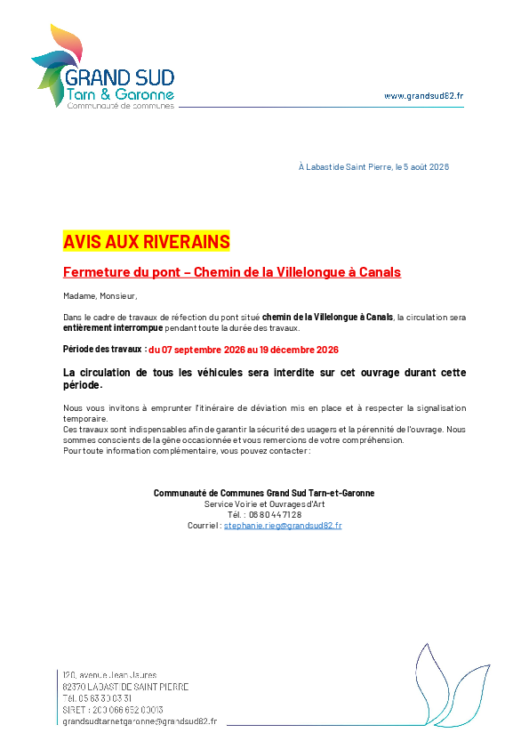 Logo COMMUNE DE CANALS
