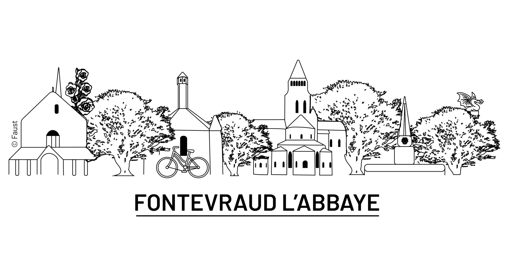 Logo COMMUNE DE FONTEVRAUD L ABBAYE