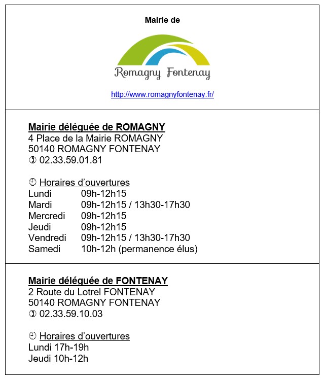 Logo COMMUNE DE ROMAGNY FONTENAY