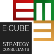 Logo E-CUBE STRATEGY CONSULTANTS (E-CUBE)