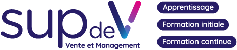 Logo ECOLE SUPERIEURE DE VENTE ET DE MANAGEMENT - CCI PARIS ILE-DE-FRANCE EDUCATION (SUP DE V) (SUP DE V)