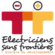 Logo ELECTRICIENS SANS FRONTIERES L'ENERGIE DU DEVELOPPEMENT