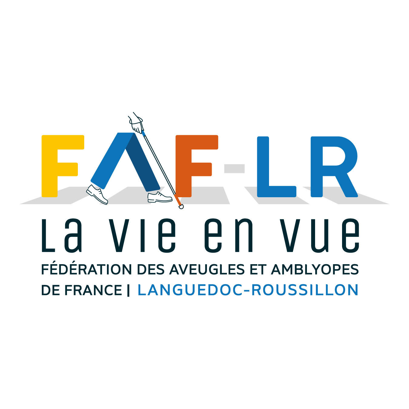 Logo FEDERATION DES AVEUGLES ET AMBLYOPES DE FRANCE LANGUEDOC ROUSSILLON (FAF LR)