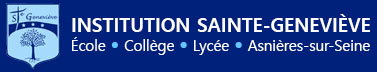 Logo INSTITUTION SAINTE GENEVIEVE