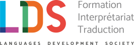 Logo LANGUAGES DEVELOPMENT SOCIETY (FORUM TRADUCTION. EASY LANGUE FORMATION, LE TELEPHONE INTERPRETE) (LDS)
