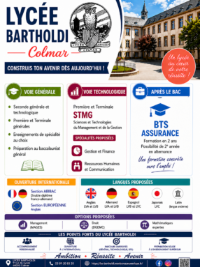 Logo LYCEE GENERAL ET TECHNOLOGIQUE BARTHOLDI