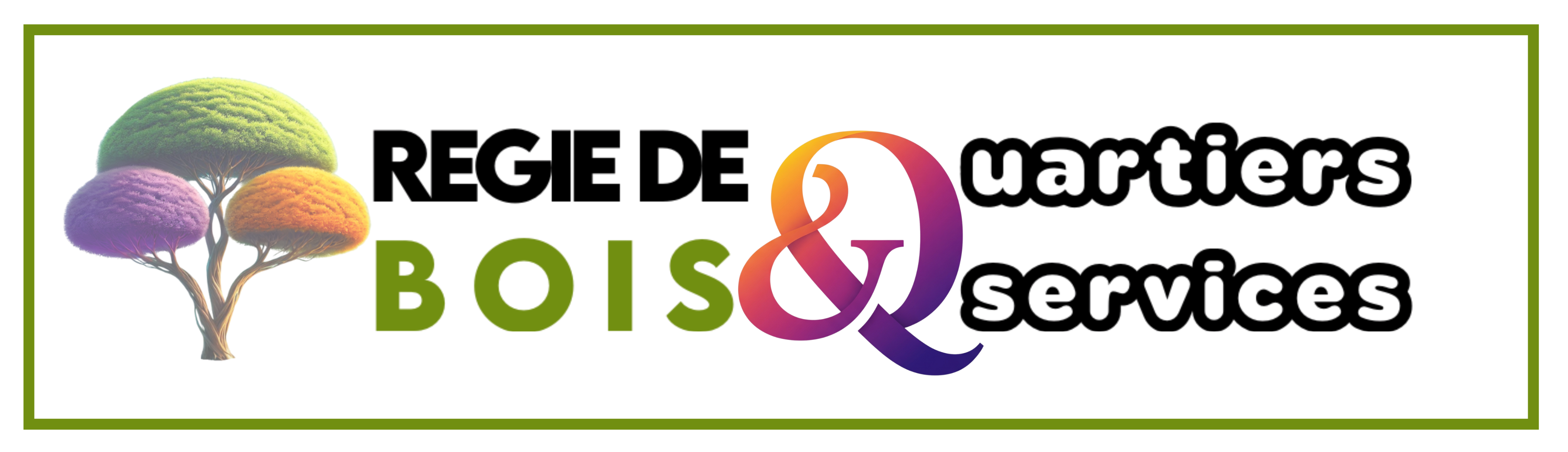 Logo REGIE DE QUARTIERS BOIS ET SERVICES